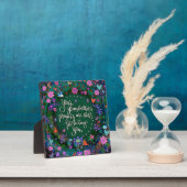 Großmutter Gebete Hübsch florale Inspiration Fotoplatte (InSitu)