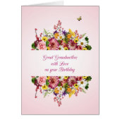 Großmutter Geburtstag Schönes Bouquet (Vorne)