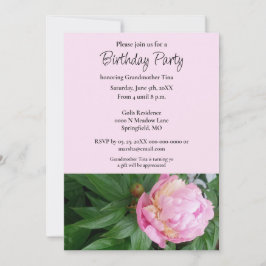 Großmutter-Geburtstagsfeier Einladung