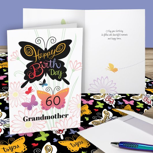 Großmutter-Geburtstagskarte Karte