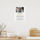 Großmutter-Gedenkgedicht mit Foto Poster (Küche)