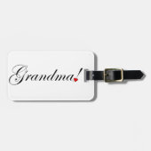 Großmutter Gepäckanhänger (Vorderseite horizontal)