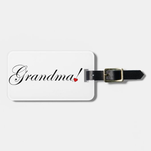 Großmutter Gepäckanhänger (Vorderseite horizontal)