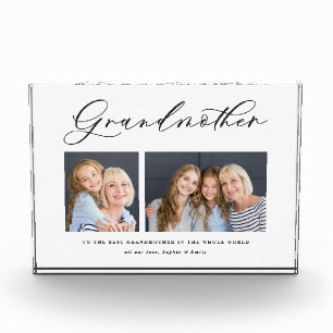 Großmutter-Geschenk für Großmutter mit einem Fo Fotoblock