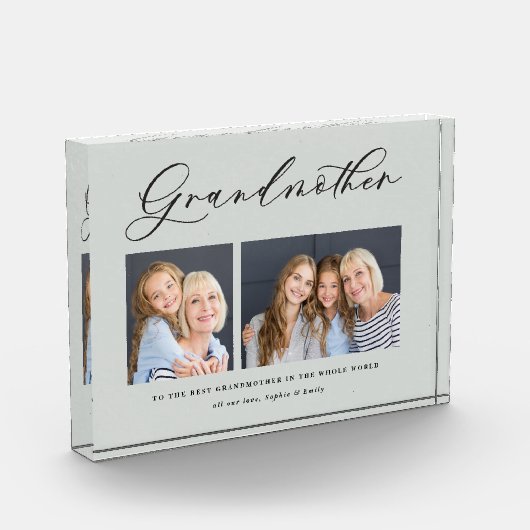 Großmutter-Geschenk für Großmutter mit einem Foto (Links)