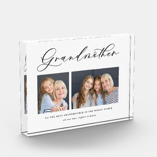 Großmutter-Geschenk für Großmutter mit einem Foto (Links)
