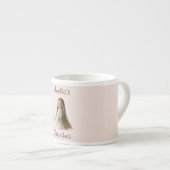 Großmutter-Geschenk - Name und Foto - Espressotasse (Vorderseite Rechts)