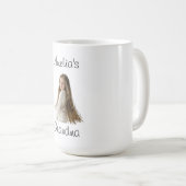 Großmutter-Geschenk - Name und Foto - Kaffeetasse (VorderseiteRechts)