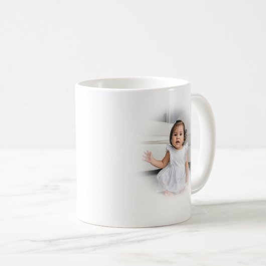 Großmutter-Geschenk personalisierte Mug Retro-Past Kaffeetasse (VorderseiteRechts)