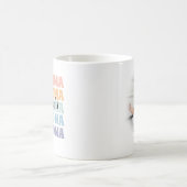 Großmutter-Geschenk personalisierte Mug Retro-Past Kaffeetasse (Mittel)