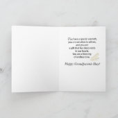 Großmutter Geschenk von Gott Daisy Religious Karte (Innenseite)