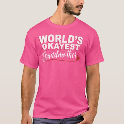 Großmutter-Geschenk - Weltklasse Großmutter! T-Shirt (Vorderseite)
