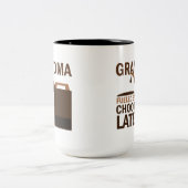 Großmutter-Geschenk Zweifarbige Tasse (Mittel)