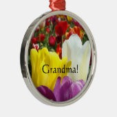 Großmutter! Geschenke Verzierungs-Tulpe-Blumen mit Ornament Aus Metall (Rechts)