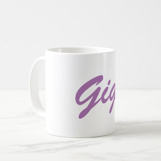 Großmutter "Gigi" Kaffeetasse (Vorderseite Links)