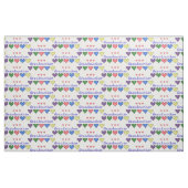 Großmutter Gingham Hearts Stoff (Fat Quarter (45,7 x 55,9 cm))