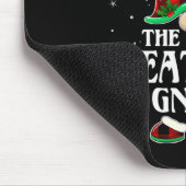 Großmutter Gnom Büffel Kariert Familien Gruppe Wei Mousepad (Ecke)