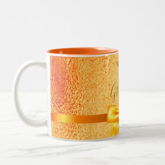 Großmutter-Goldbug Zweifarbige Tasse (Links)