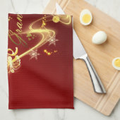 Großmutter-goldener Text Handtuch (Viertel Falte)