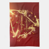 Großmutter-goldener Text Handtuch (Vertikal)