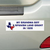GROSSMUTTER GOT EIN LAND GRANT AUTOAUFKLEBER (Auf Auto)