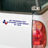 GROSSMUTTER GOT EIN LAND GRANT AUTOAUFKLEBER (Auf Lkw)