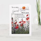 Großmutter, Großeltern-Tageskarte - wilde Karte (Vorderseite)