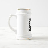 Großmutter-Großmutter-Brett zugelassene Bierglas (Links)