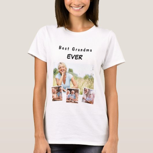 Großmutter-Großmutter-Foto T-Shirt (Vorderseite)