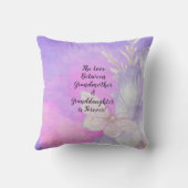 Großmutter Großtochter Liebe ist für immer zu bear Kissen (Rückseite)