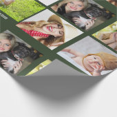 Großmutter Großvater FOTO Collage Geschenk Geschenkpapier (Ecke)