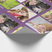 Großmutter Großvater FOTO Collage Geschenk Geschenkpapier (Ecke)