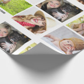Großmutter Großvater FOTO Collage Geschenk Geschenkpapier (Ecke)