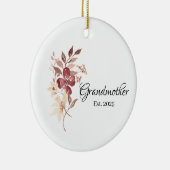 Großmutter-Gründungsjahr Keramik Ornament (Rechts)