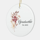 Großmutter-Gründungsjahr Keramik Ornament (Links)