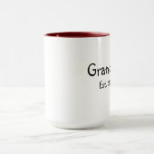 Großmutter - hergestellt 2017 - 15 tasse (Zentrum)