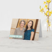 Großmutter + Ich = Liebe! Karte (Gelbe Blume)