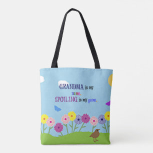 Großmutter ist mein Name. Das Verderben ist mein Tasche