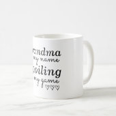 Großmutter ist mein Name Kaffeetasse (VorderseiteRechts)