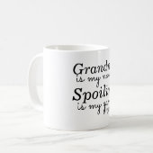 Großmutter ist mein Name Kaffeetasse (Vorderseite Links)