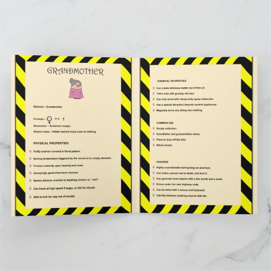 Großmutter Karte (Innenseite)