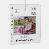 Großmutter Keramik Foto Ornament (Rechts)