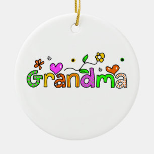 Großmutter Keramikornament