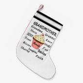 Großmutter-kleine Kuchen für Großmütter Kleiner Weihnachtsstrumpf (Vorderansicht (hängend))