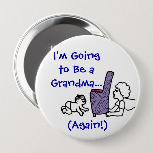 Großmutter knöpfen wieder button (Vorne & Hinten)