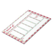 Großmutter-Küchenplaner Notizblock (angewinkelt)