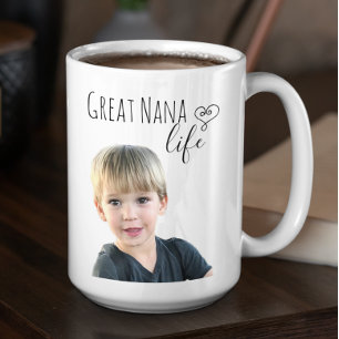 Großmutter Leben Personalisiertes Foto Kaffeetasse