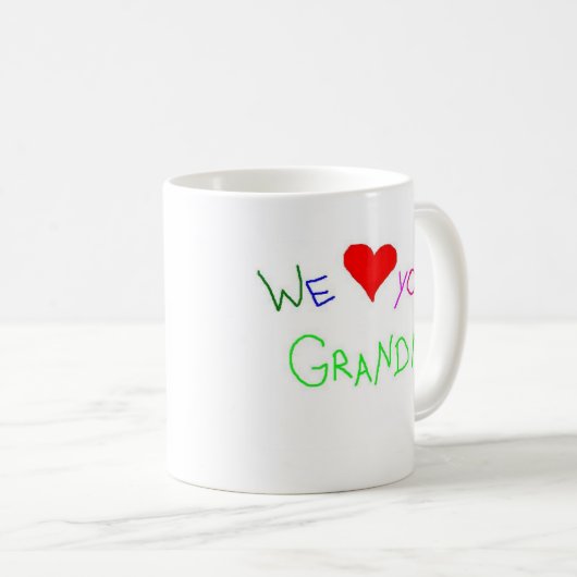 Großmutter-Liebe Kaffeetasse (VorderseiteRechts)