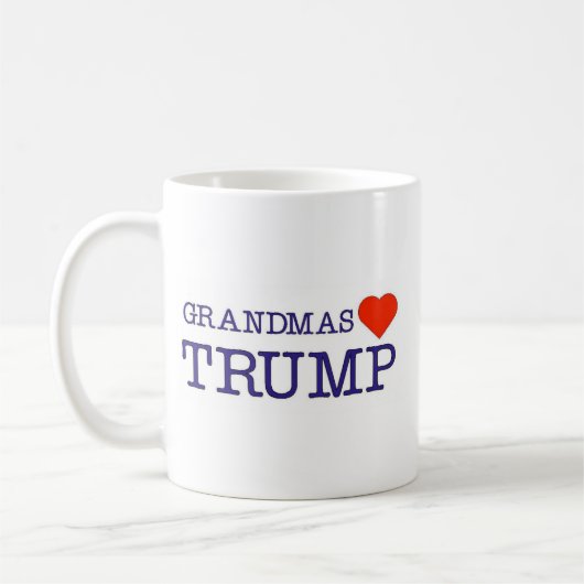 Großmutter-Liebe-Trumpf Kaffeetasse (Links)
