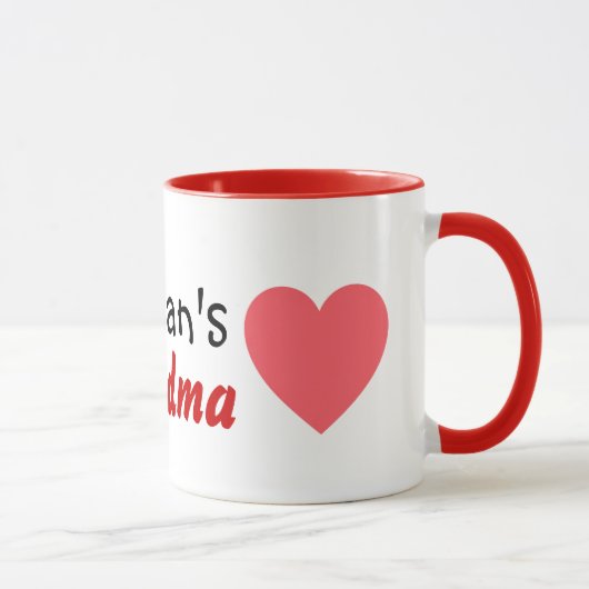 Großmutter-Liebekinder Tasse (Rechts)
